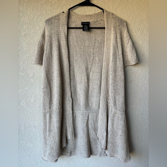 George Women's Light Beige Open-Front Cardigan - Picture 1 of 1